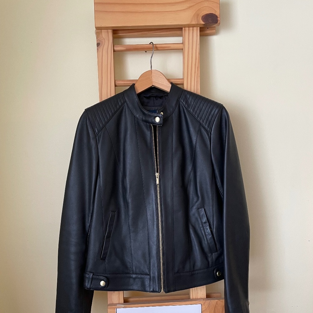 Cole Haan leather jacket
